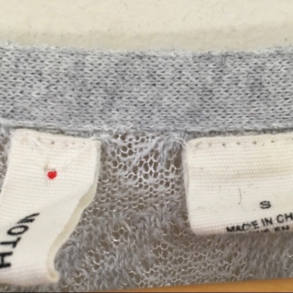 Anthropologie Pravin Tie Front Kimono Sweater Grey - Picture 10 of 10